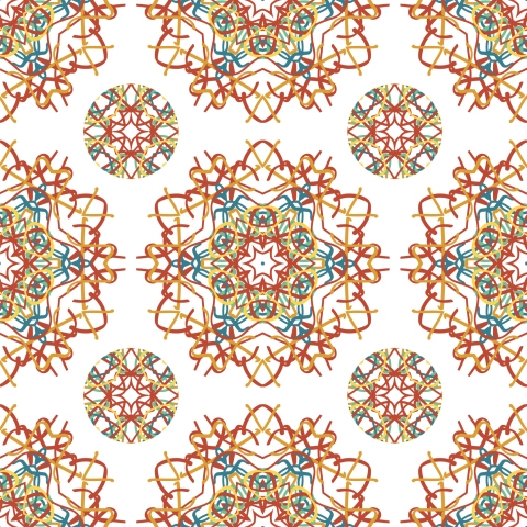 Glastür Folie Ornament Tiles