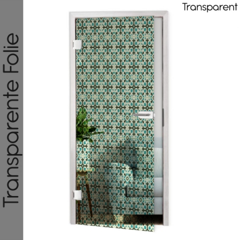 Glastür Folie Spain Tiles Maßanfertigung