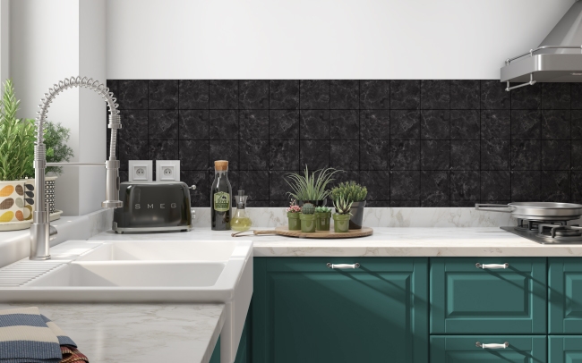 Küchenrückwand Mosaikfliese Anthrazit