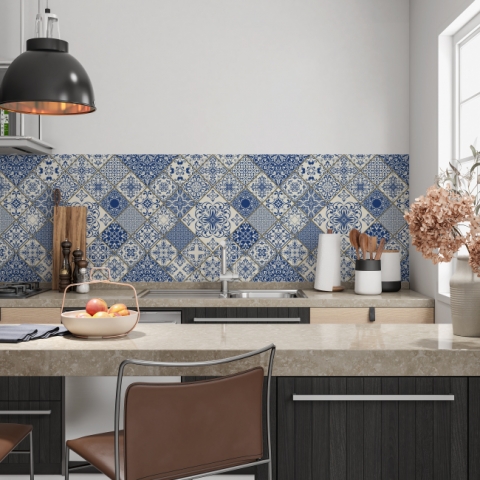 Küchenrückwand Patchwork Mosaik Design