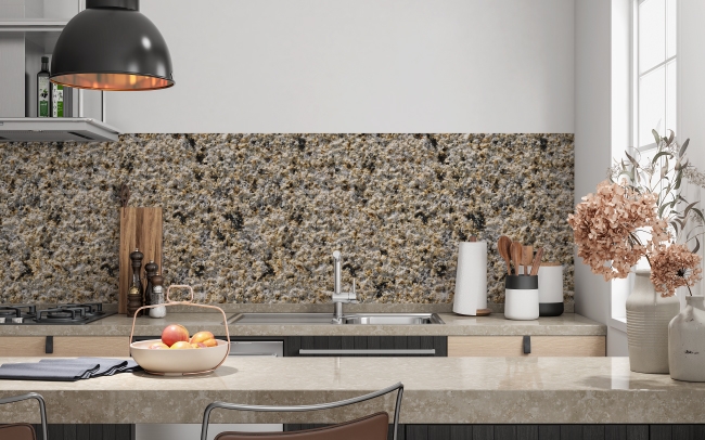 Spritzschutz Küche Nostalgie Granit
