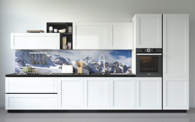 Küchenrückwand Berg der Alpen