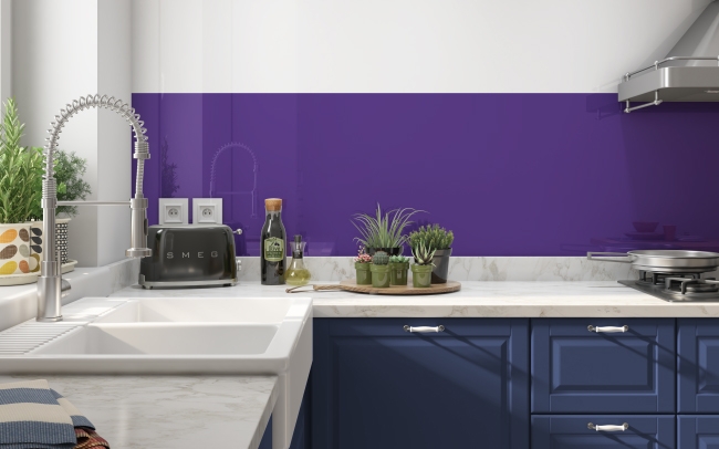 Küchenrückwand Purple3 (125 38 205) #7D26CD