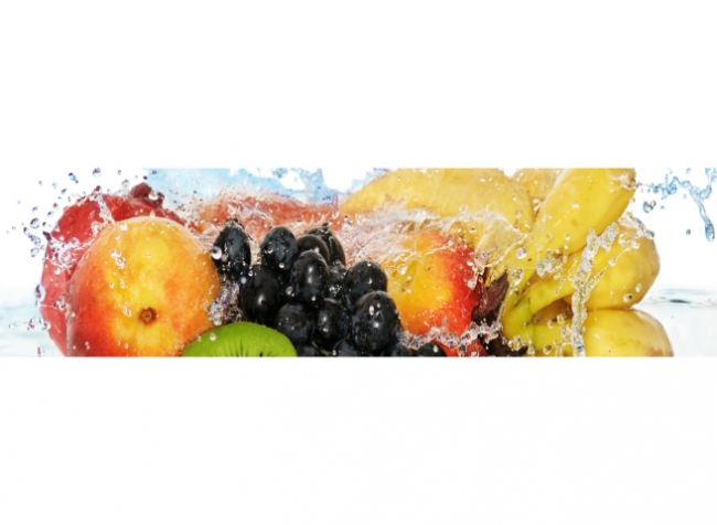 Küchenrückwand Früchte Splash