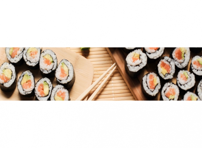 Küchenrückwand Sushi