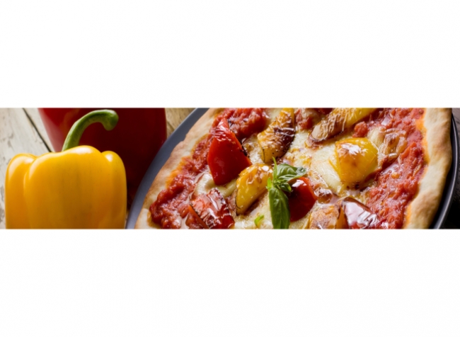 Küchenrückwand Paprika Pizza