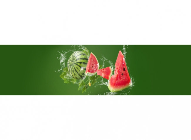 Küchenrückwand Wassermelonen Splash