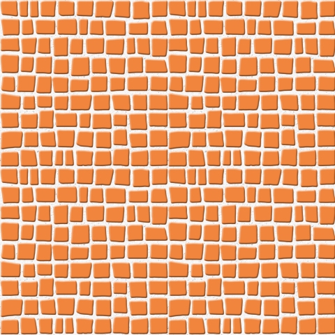 Küchenrückwand Orange Mosaik