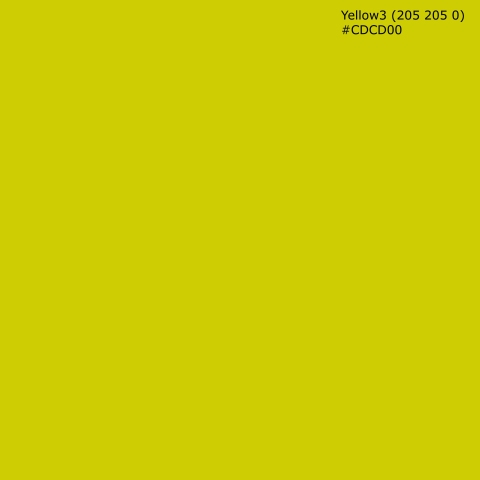 Küchenrückwand Yellow3 (205 205 0) #CDCD00