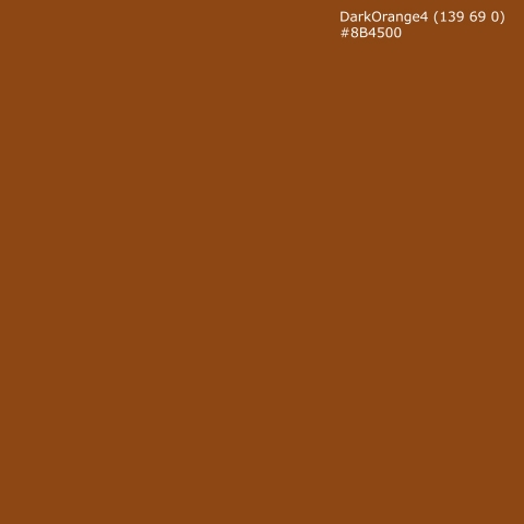 Küchenrückwand DarkOrange4 (139 69 0) #8B4500