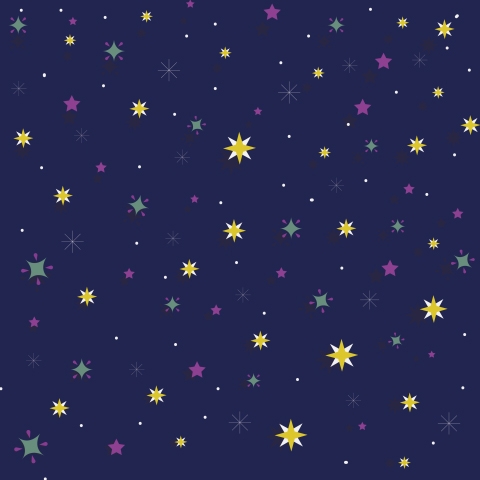 Küchenrückwand Tausende Sterne