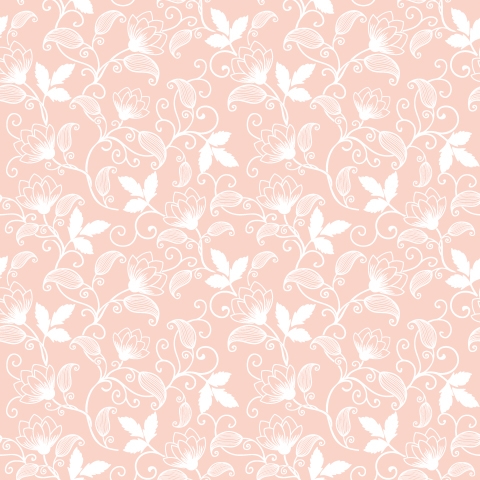 Küchenrückwand Rosa Blüten Filigran