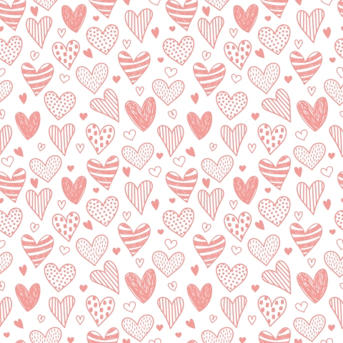 Küchenrückwand Dekorativ Pink Herze