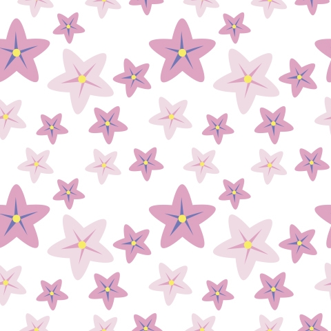 Küchenrückwand Lila Blumen Sterne
