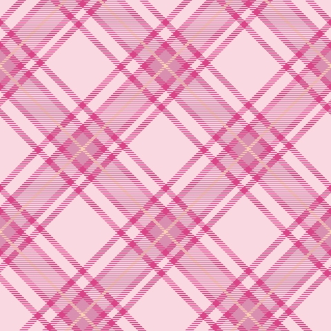 Küchenrückwand Pink Tartan Tweed