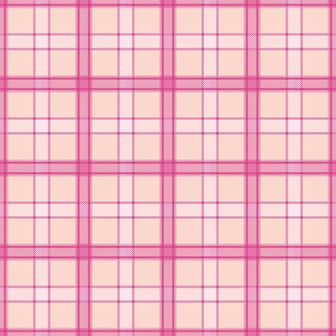 Küchenrückwand Pinke Gingham Karo