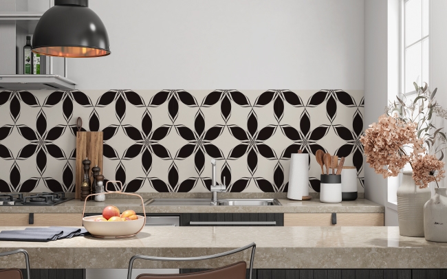 Küchenrückwand Art Deco Muster