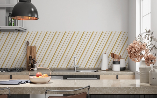 Küchenrückwand Golden Lines