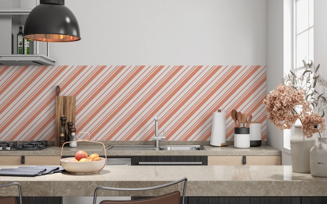Küchenrückwand Diagonal Linie