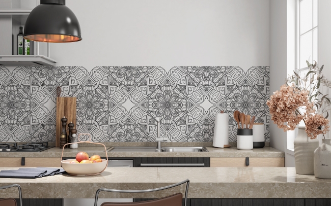 Küchenrückwand Mandala Design