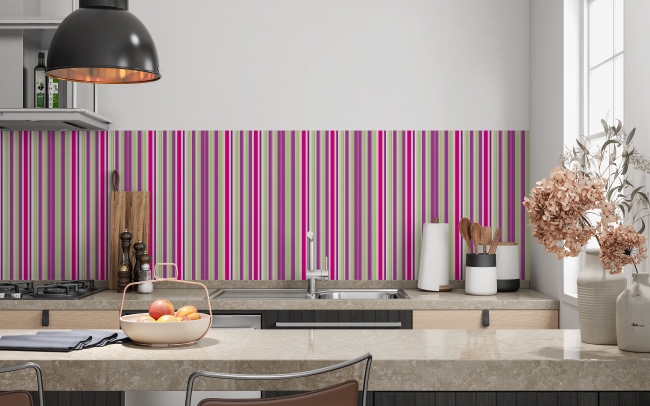 Küchenrückwand Pop Art Streifen