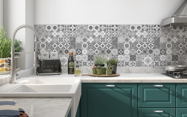 Küchenrückwand Mosaik Fliesen Muster