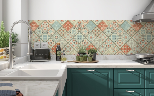 Küchenrückwand Marokkanische Muster Design
