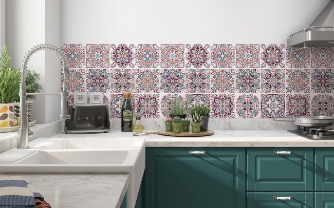 Küchenrückwand Mosaik Patchwork