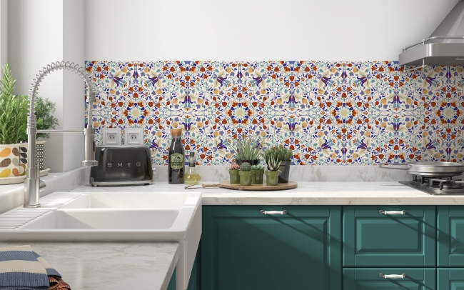 Küchenrückwand Arabische Ornament Fliese
