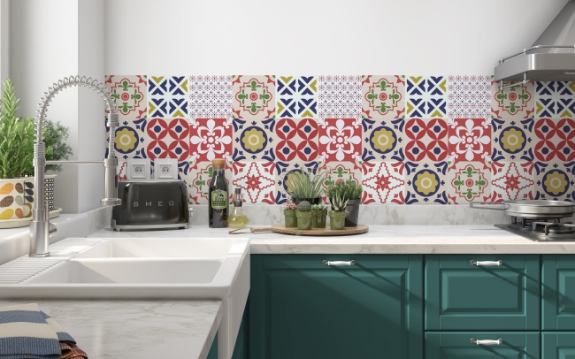 Küchenrückwand Moroccan Tiles