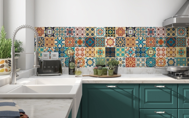 Küchenrückwand Marrakesch Pattern