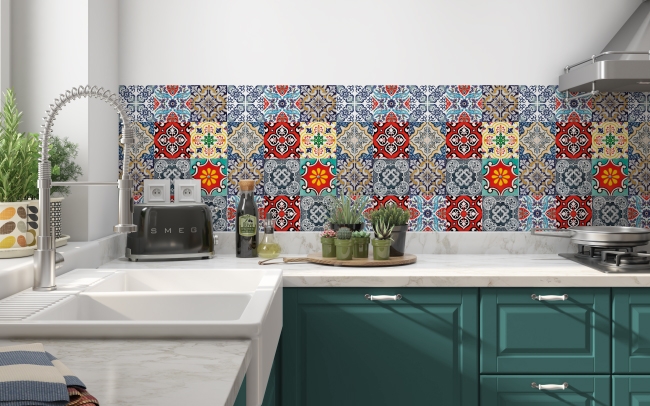 Küchenrückwand Arabic Ornament Tile