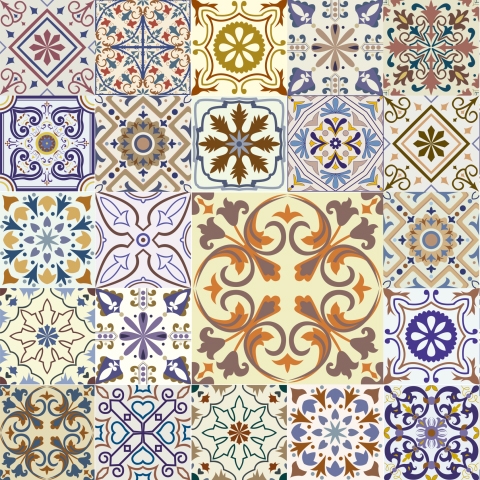 Küchenrückwand Marokkanische Patchwork