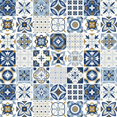 Küchenrückwand Marokko Muster