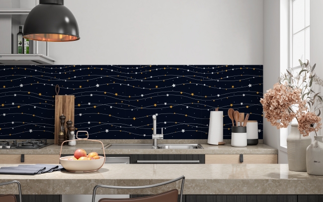 Spritzschutz Küche Sternenhimmel