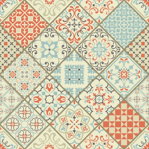 Spritzschutz Marokkanische Muster Design