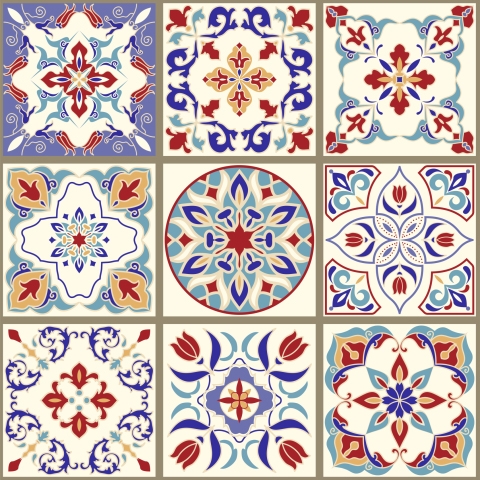 Spritzschutz Fliesen Mosaik Orient