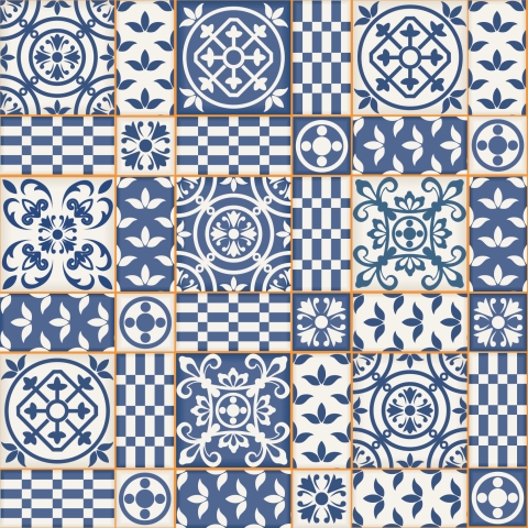 Spritzschutz Swedish Tiles