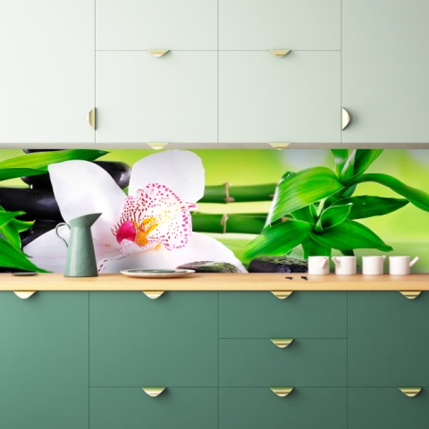 Spritzschutz Küche Orchidee Spa