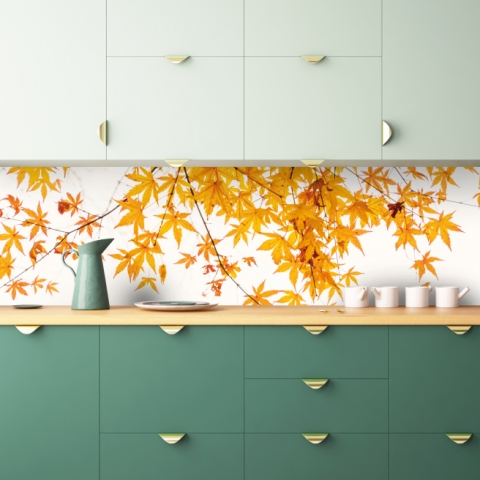 Spritzschutz Küche Gelber Herbst