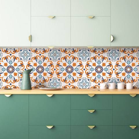 Spritzschutz Küche Orientalische Mosaik