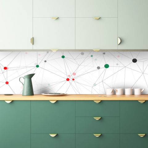 Spritzschutz Küche Colorful Network