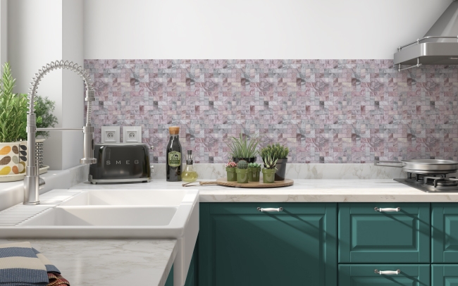 Spritzschutz Küche Marmor Mosaik