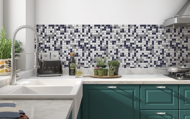 Spritzschutz Küche Klassische Mosaikfliese