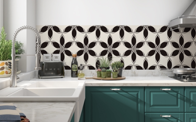 Spritzschutz Küche Art Deco Muster