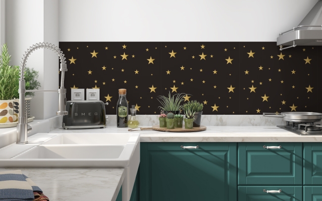 Spritzschutz Küche Sterne in der Nacht