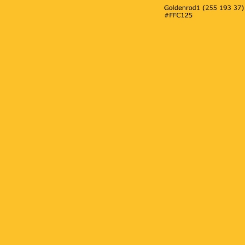 Spritzschutz Küche Goldenrod1 (255 193 37) #FFC125