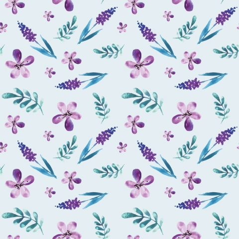 Spritzschutz Küche Blumen Aquarell