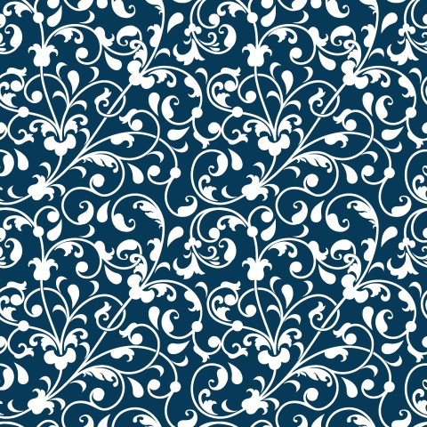 Spritzschutz Küche Art Nouveau Floral Print