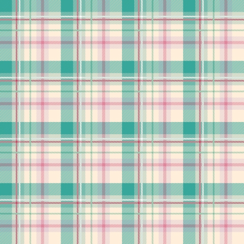 Spritzschutz Küche Grün Rosa Tartan